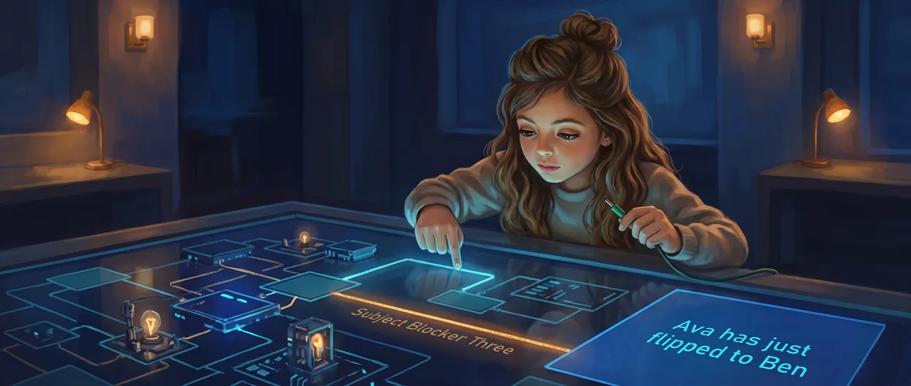 The Circuit That Pointed Away