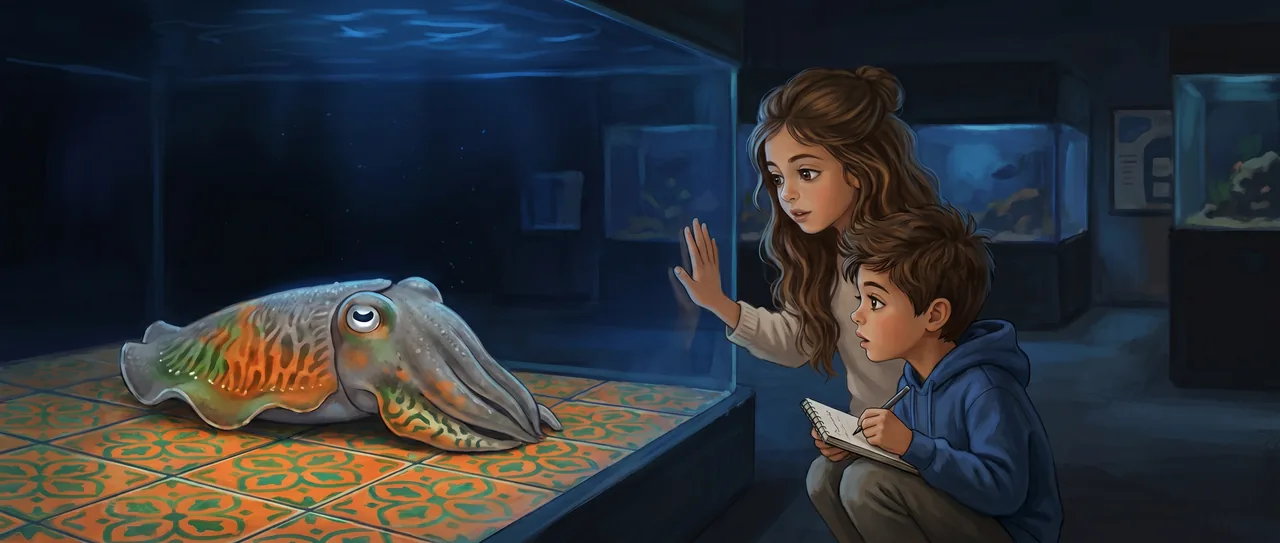 The Cuttlefish That Was Color-Blind