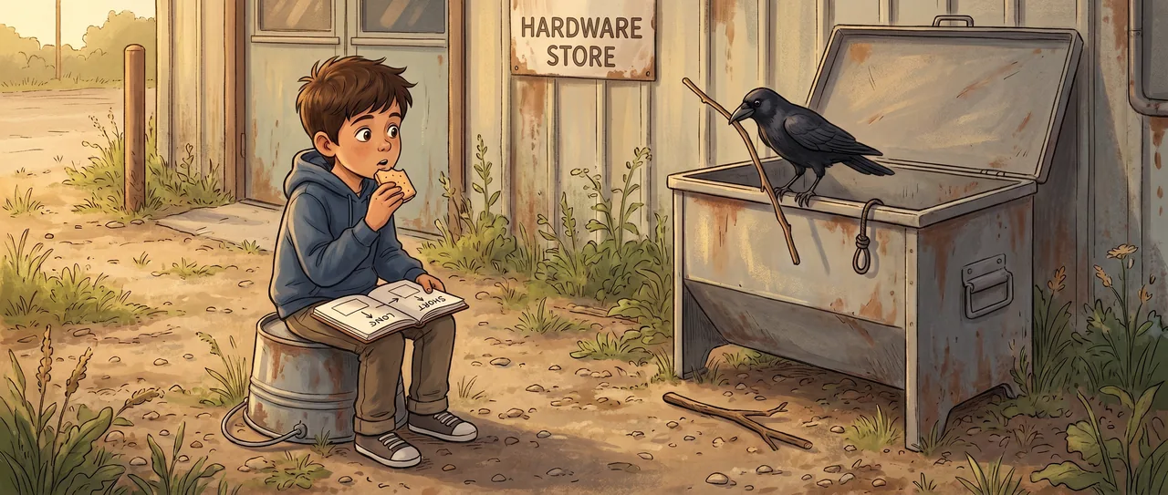 The Crow Who Looked Before